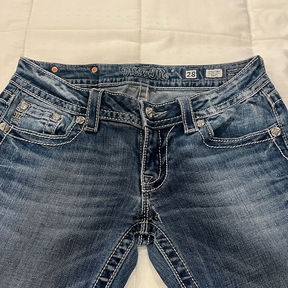 Miss Me Women's Dark Blue Boot Cut Jeans